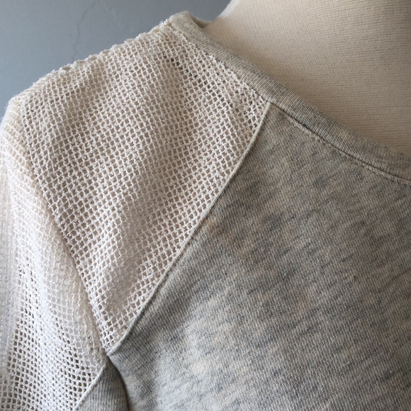 SUGARLIPS Cream Sweater with Mesh Cutout Design - Picture 9 of 14